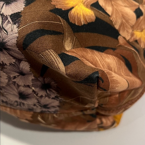 Salvatore Ferragamo Jungle Print with Leopard Brown & Yellow EUC - Picture 12 of 16